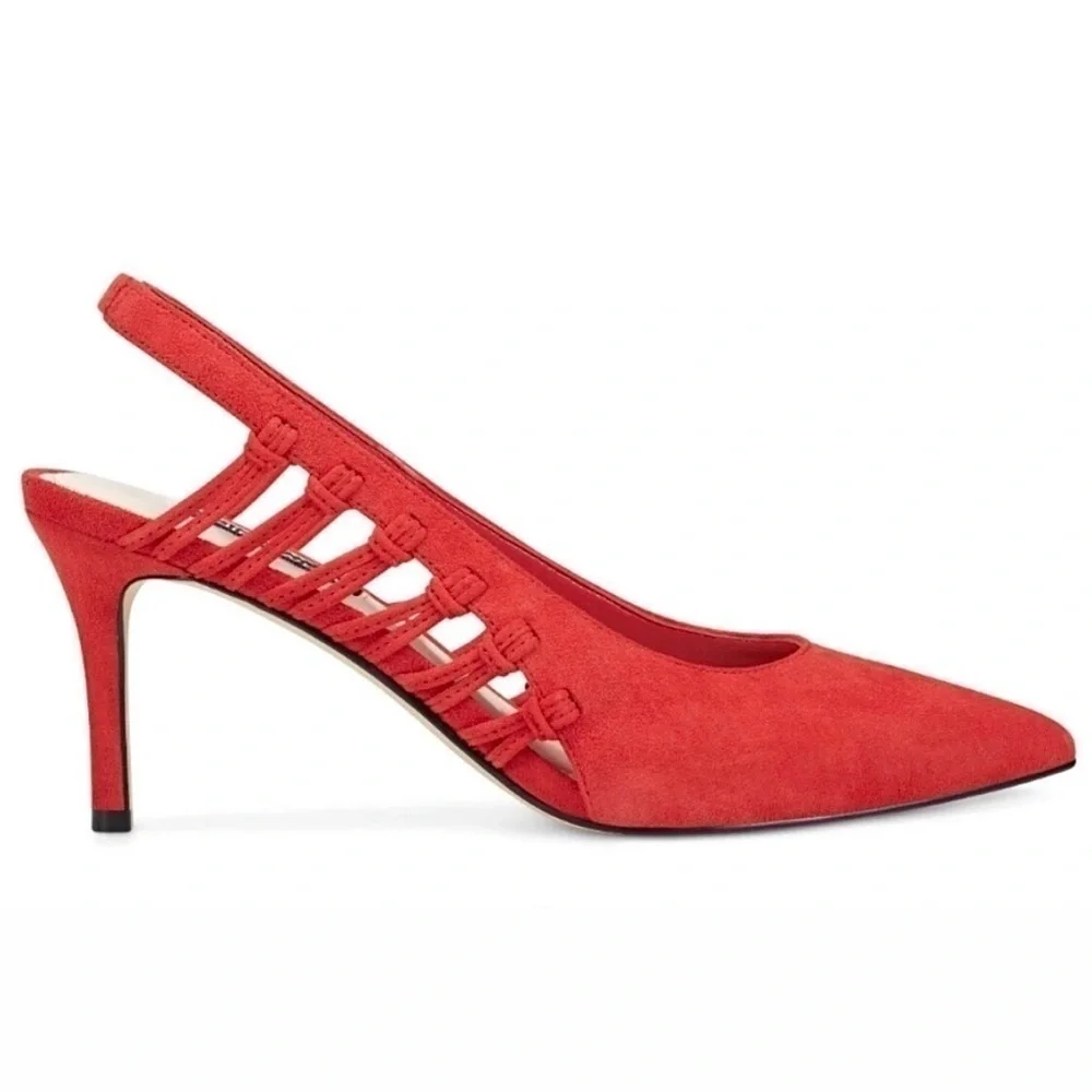 Nine West Milia Slingback Side Cutout Pump